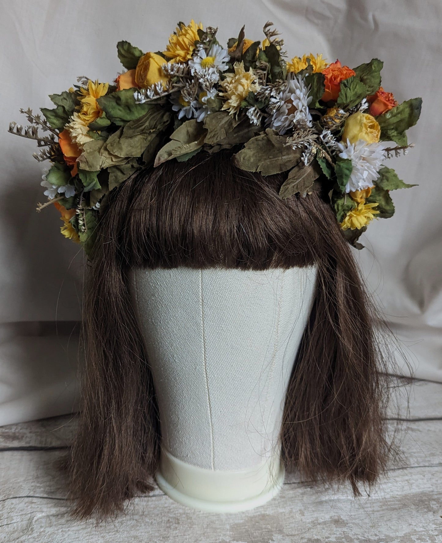Yellow Rose Flower Crown
