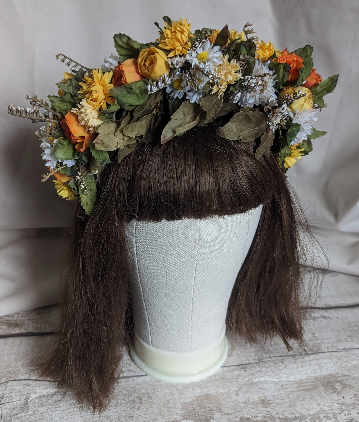 Yellow Rose Flower Crown