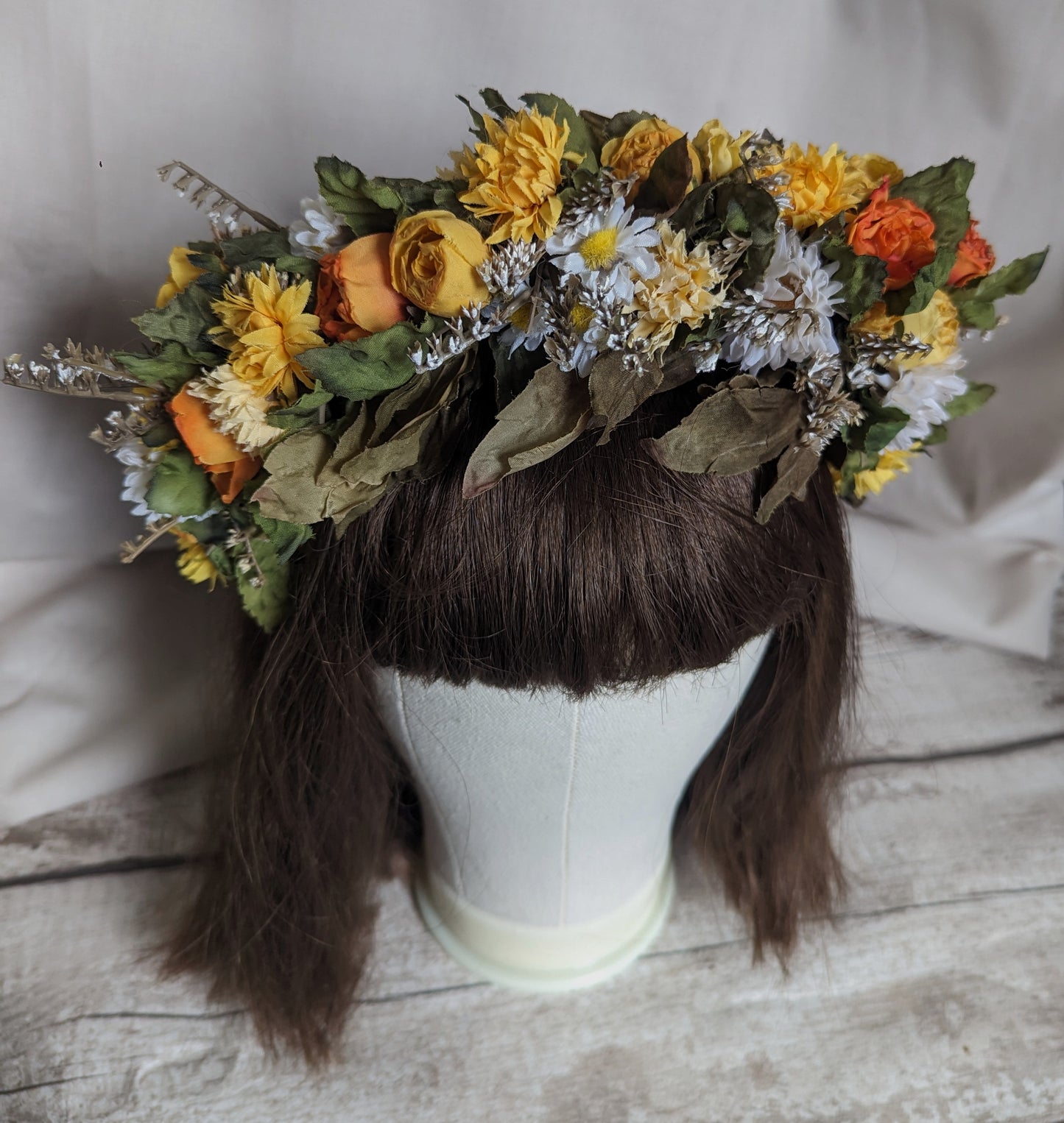 Yellow Rose Flower Crown