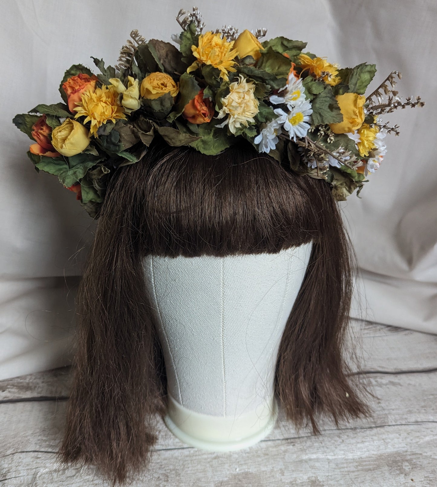 Yellow Rose Flower Crown