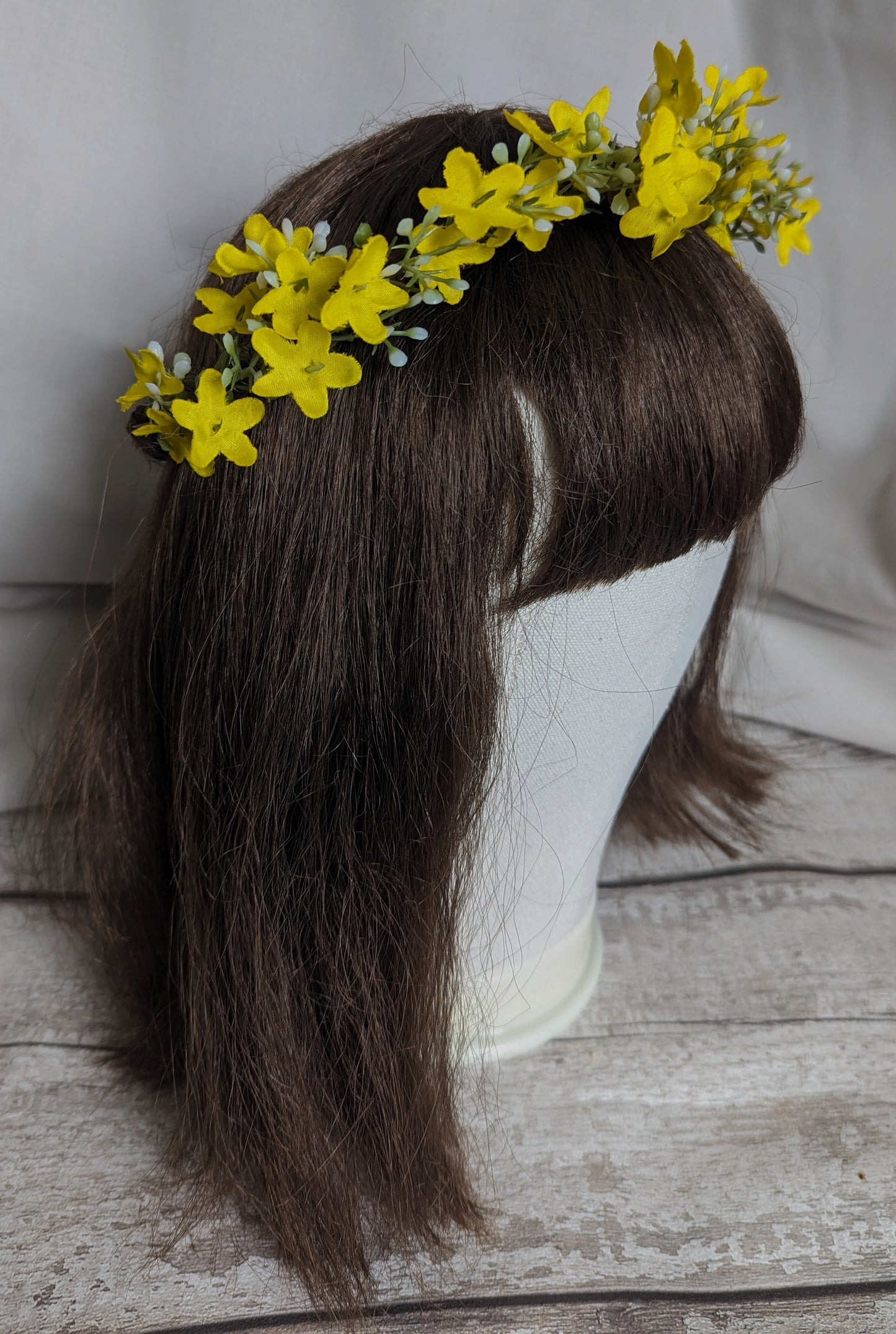 Yellow Wild Flower Half Crown