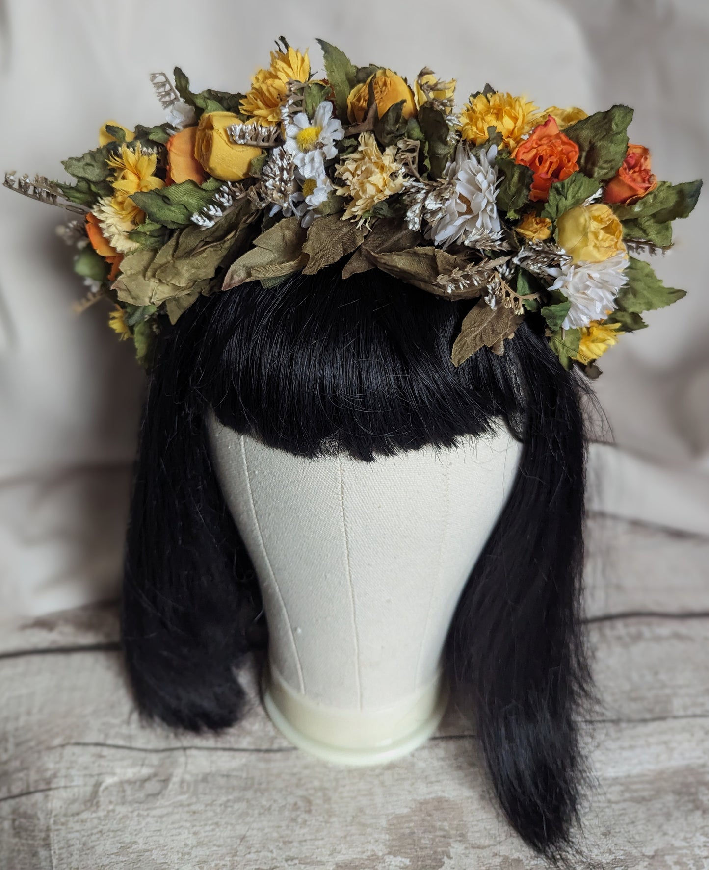 Yellow Rose Flower Crown