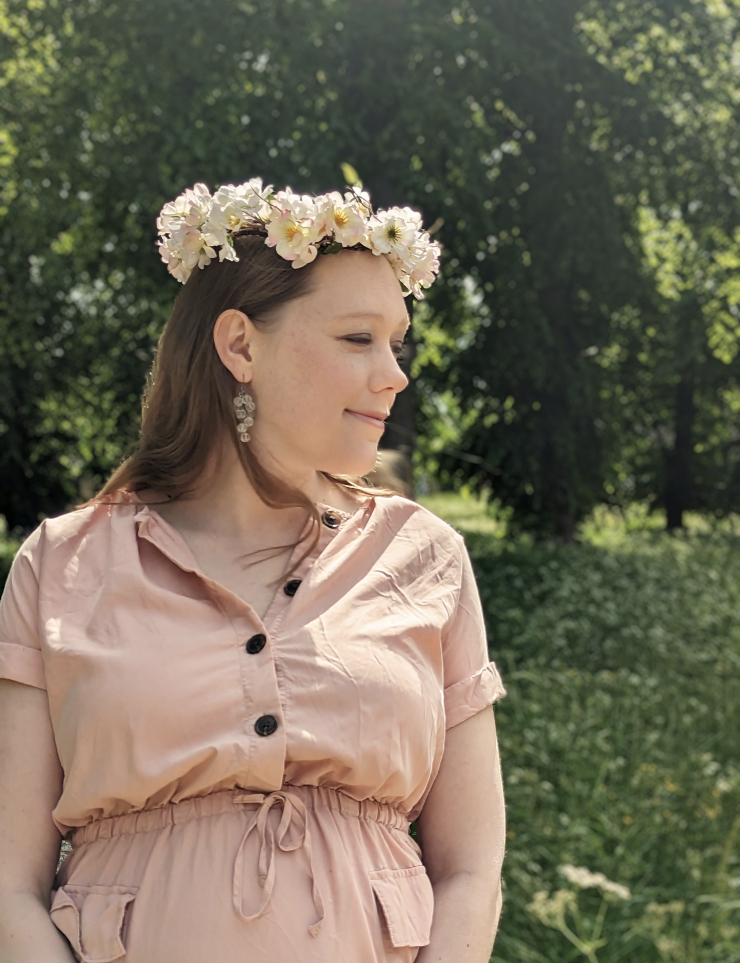 Cherry Blossom Flower Crown