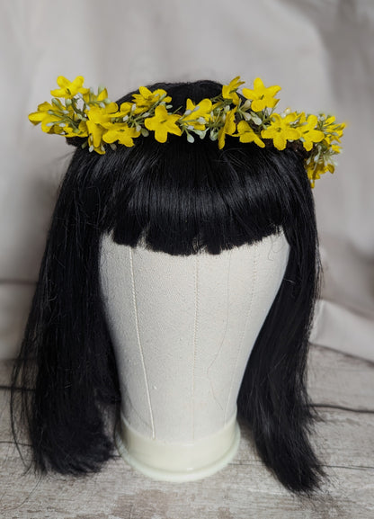 Yellow Wild Flower Half Crown